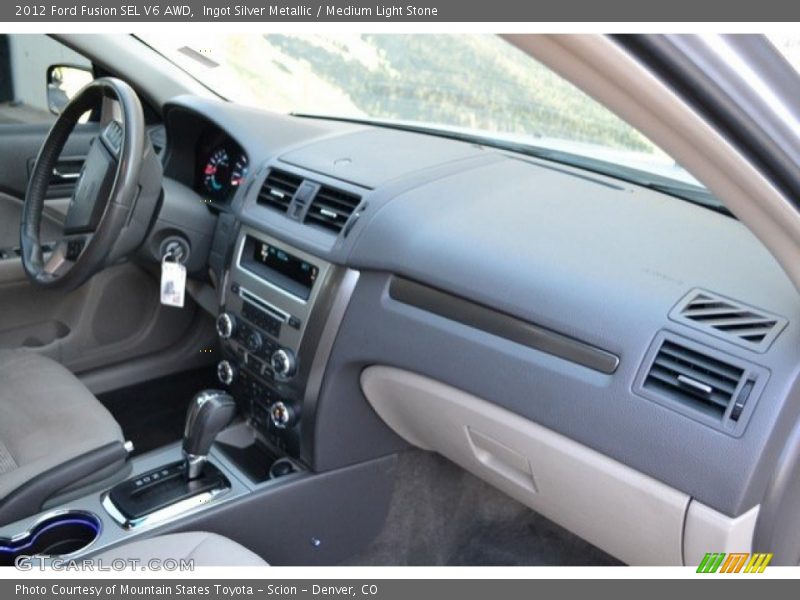 Ingot Silver Metallic / Medium Light Stone 2012 Ford Fusion SEL V6 AWD