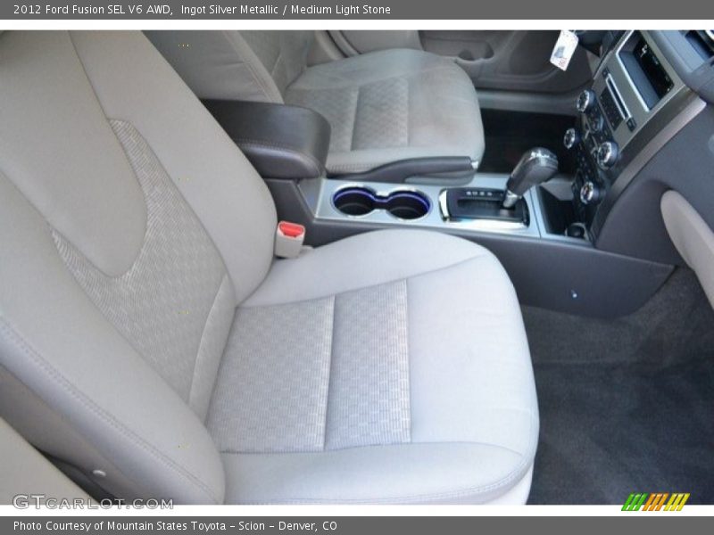 Ingot Silver Metallic / Medium Light Stone 2012 Ford Fusion SEL V6 AWD