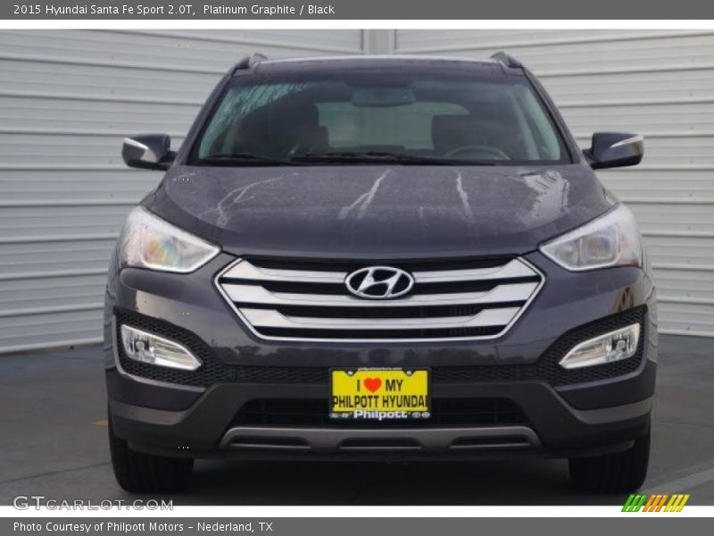 Platinum Graphite / Black 2015 Hyundai Santa Fe Sport 2.0T