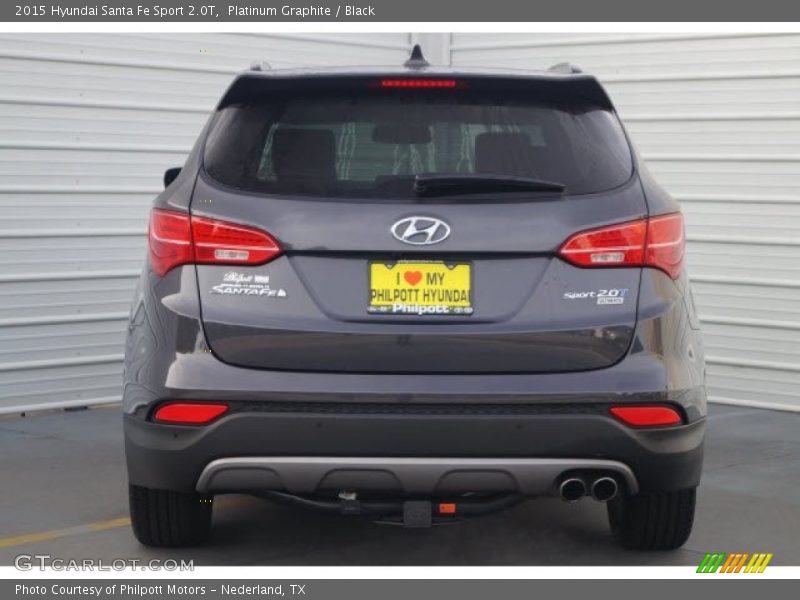 Platinum Graphite / Black 2015 Hyundai Santa Fe Sport 2.0T