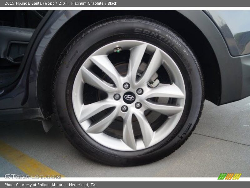 Platinum Graphite / Black 2015 Hyundai Santa Fe Sport 2.0T