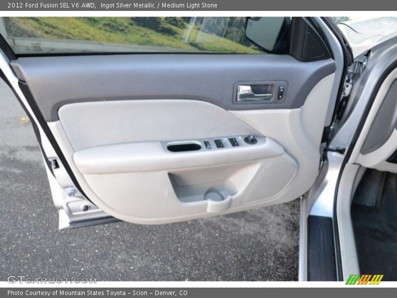 Ingot Silver Metallic / Medium Light Stone 2012 Ford Fusion SEL V6 AWD