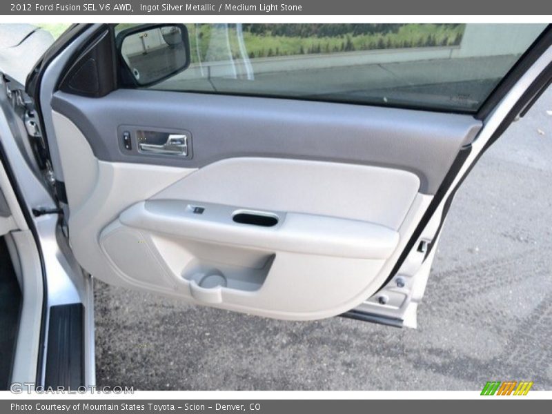 Ingot Silver Metallic / Medium Light Stone 2012 Ford Fusion SEL V6 AWD