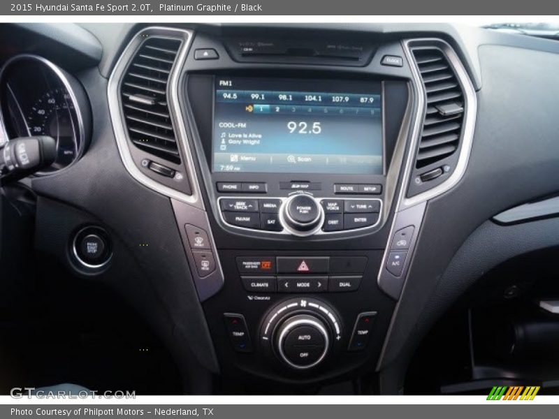 Platinum Graphite / Black 2015 Hyundai Santa Fe Sport 2.0T