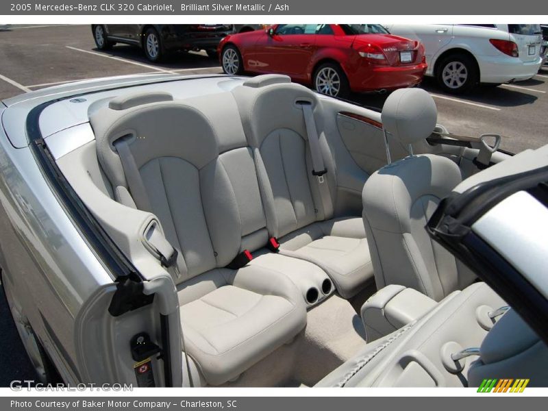 Brilliant Silver Metallic / Ash 2005 Mercedes-Benz CLK 320 Cabriolet