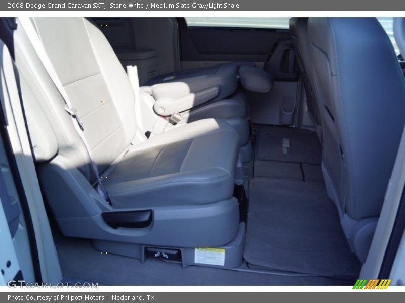 Stone White / Medium Slate Gray/Light Shale 2008 Dodge Grand Caravan SXT