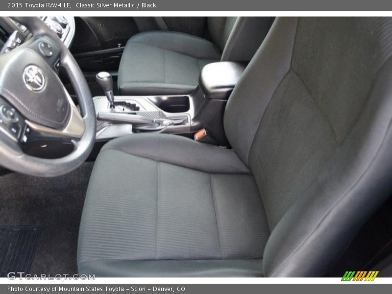 Classic Silver Metallic / Black 2015 Toyota RAV4 LE