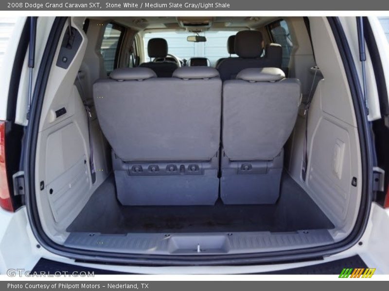 Stone White / Medium Slate Gray/Light Shale 2008 Dodge Grand Caravan SXT