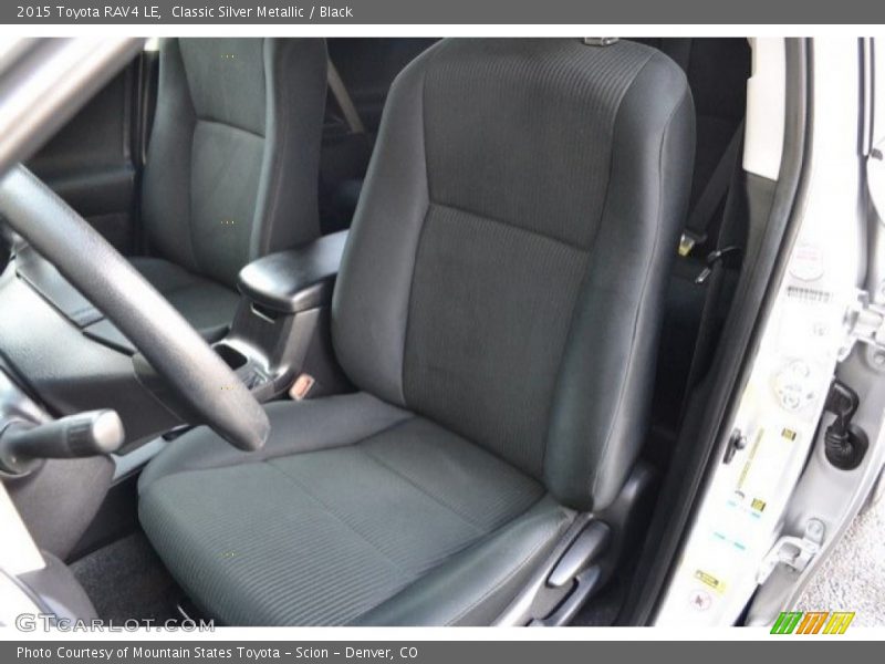 Classic Silver Metallic / Black 2015 Toyota RAV4 LE