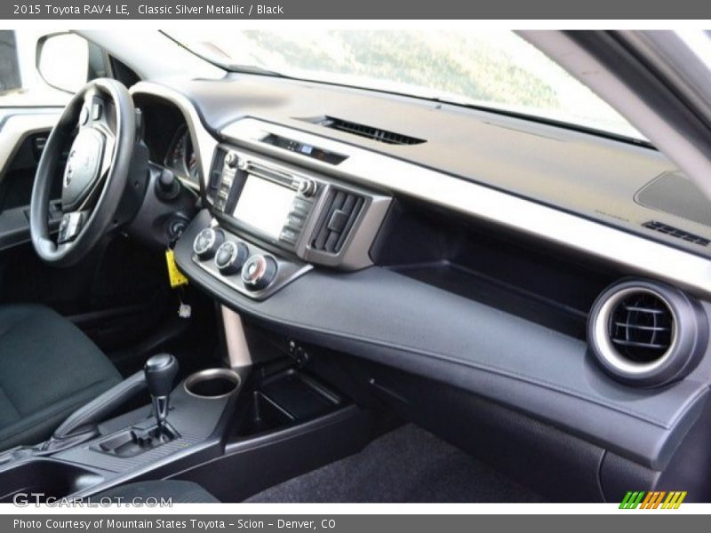 Classic Silver Metallic / Black 2015 Toyota RAV4 LE