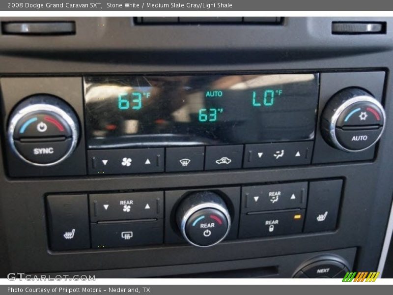 Stone White / Medium Slate Gray/Light Shale 2008 Dodge Grand Caravan SXT