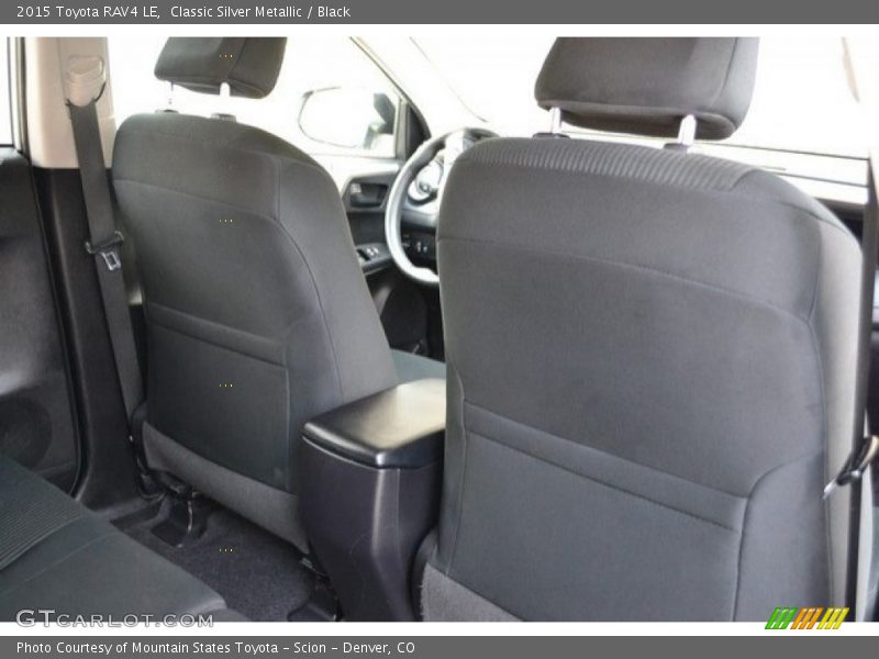 Classic Silver Metallic / Black 2015 Toyota RAV4 LE
