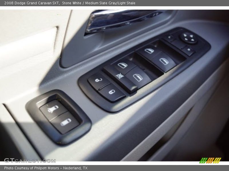 Stone White / Medium Slate Gray/Light Shale 2008 Dodge Grand Caravan SXT