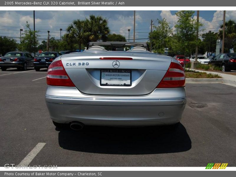 Brilliant Silver Metallic / Ash 2005 Mercedes-Benz CLK 320 Cabriolet