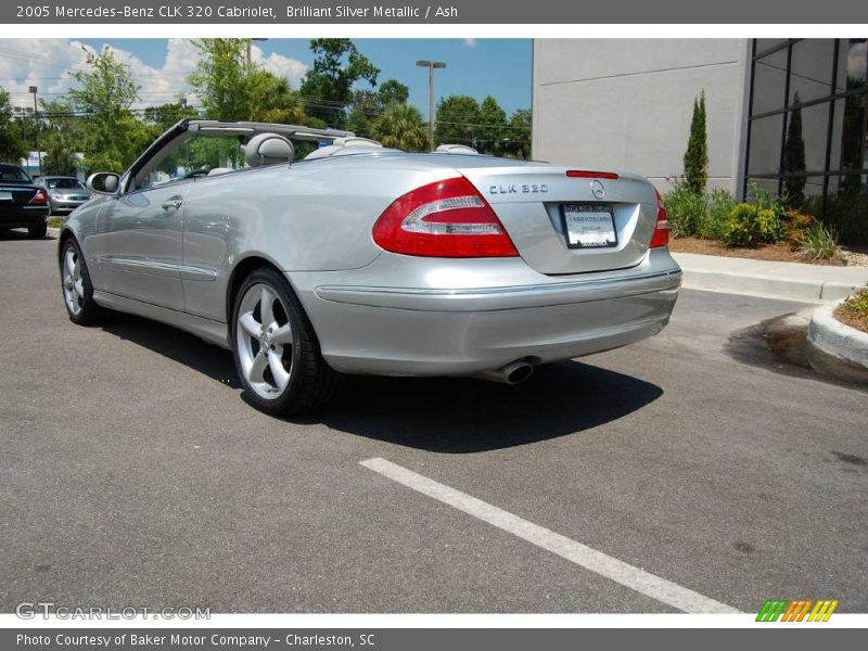 Brilliant Silver Metallic / Ash 2005 Mercedes-Benz CLK 320 Cabriolet