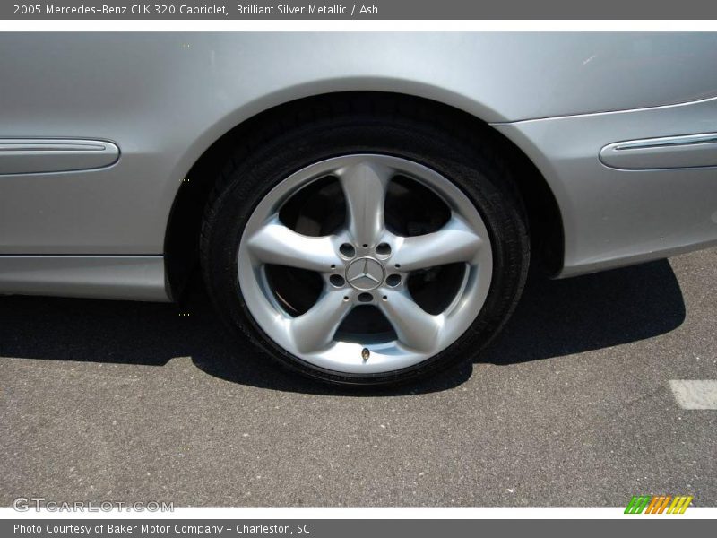 Brilliant Silver Metallic / Ash 2005 Mercedes-Benz CLK 320 Cabriolet