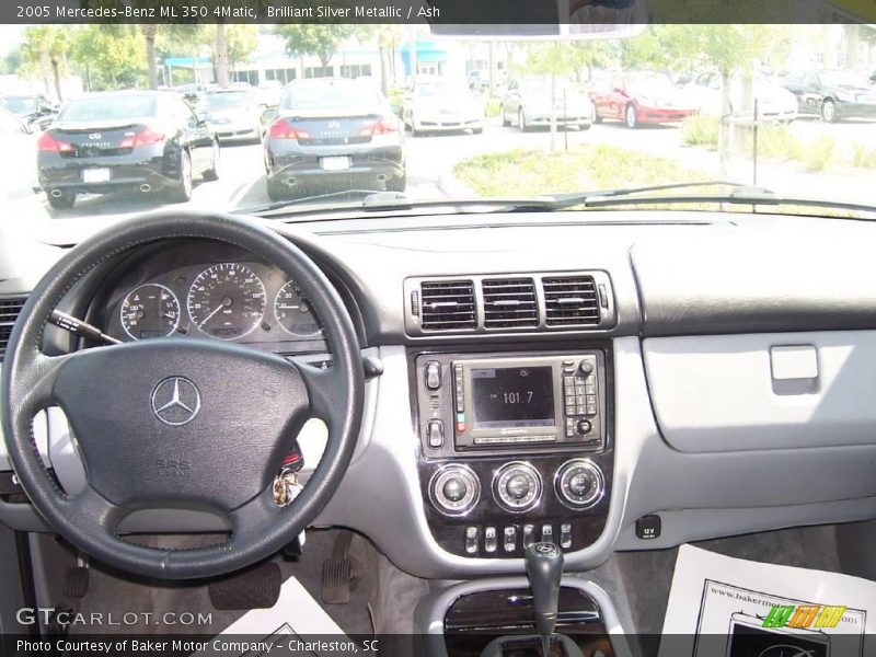 Brilliant Silver Metallic / Ash 2005 Mercedes-Benz ML 350 4Matic