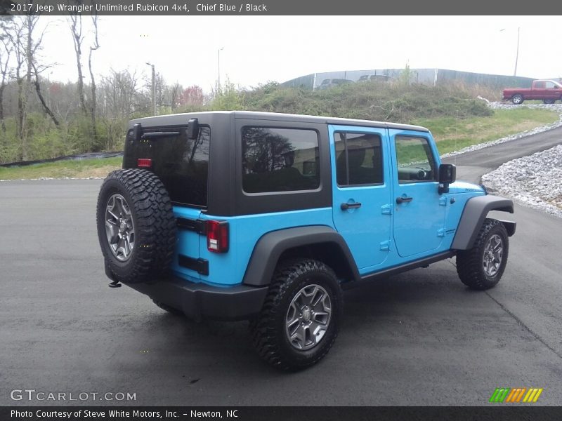 Chief Blue / Black 2017 Jeep Wrangler Unlimited Rubicon 4x4