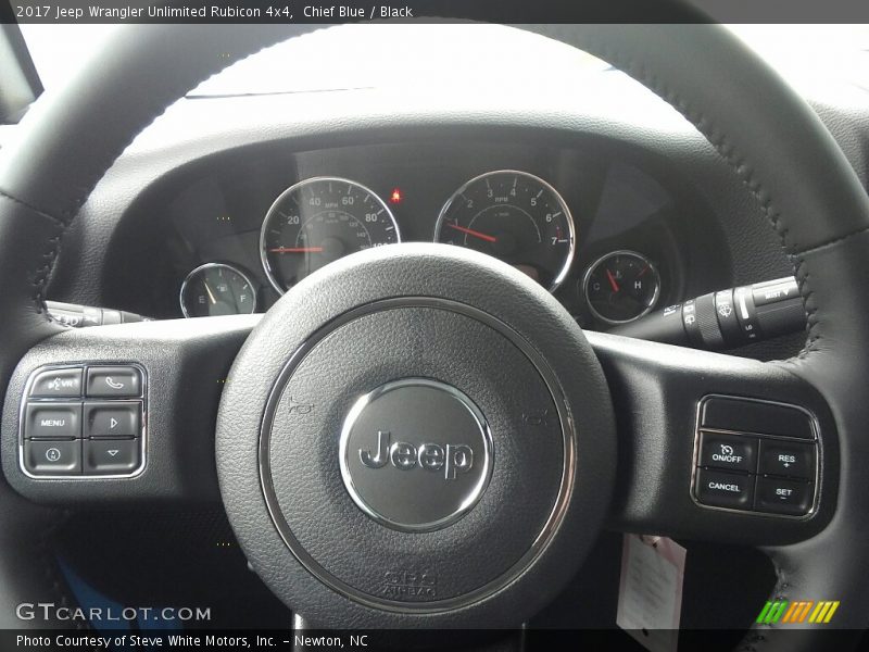 Chief Blue / Black 2017 Jeep Wrangler Unlimited Rubicon 4x4