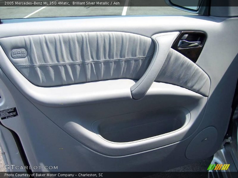 Brilliant Silver Metallic / Ash 2005 Mercedes-Benz ML 350 4Matic