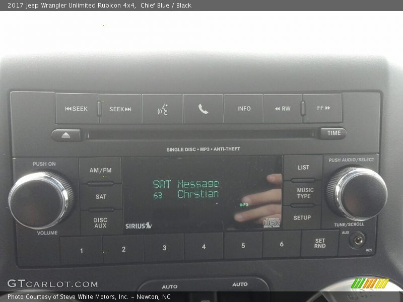 Chief Blue / Black 2017 Jeep Wrangler Unlimited Rubicon 4x4