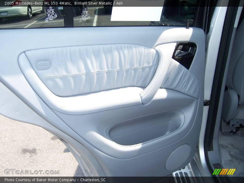 Brilliant Silver Metallic / Ash 2005 Mercedes-Benz ML 350 4Matic