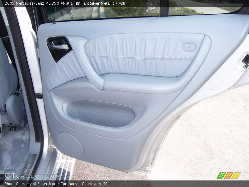 Brilliant Silver Metallic / Ash 2005 Mercedes-Benz ML 350 4Matic