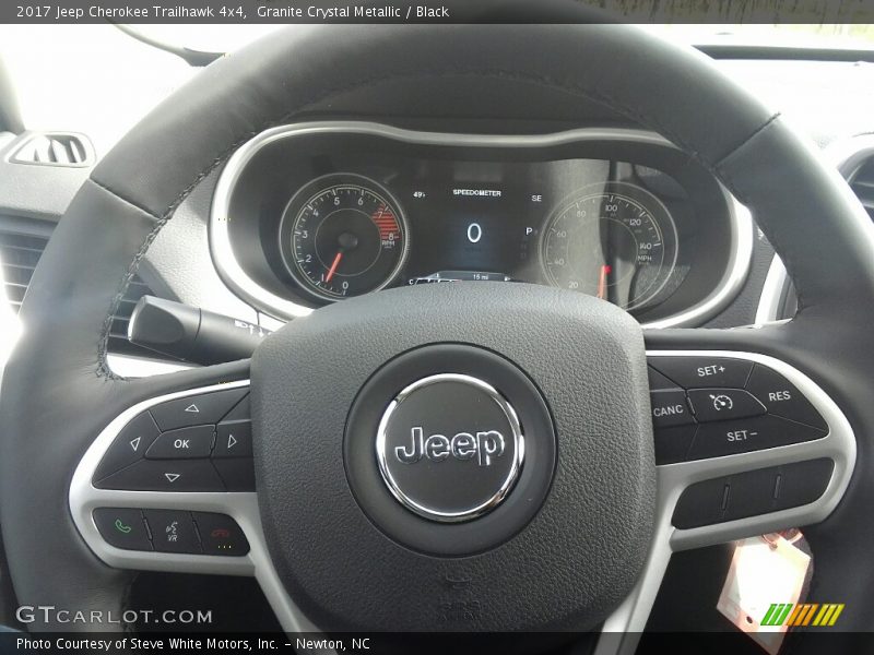 Granite Crystal Metallic / Black 2017 Jeep Cherokee Trailhawk 4x4