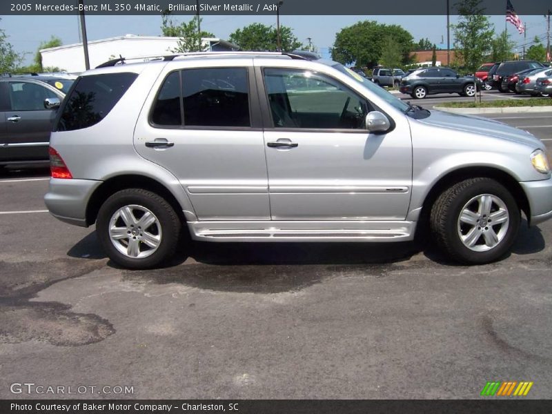 Brilliant Silver Metallic / Ash 2005 Mercedes-Benz ML 350 4Matic