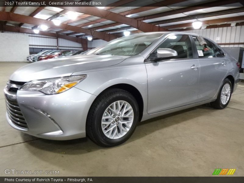 Celestial Silver Metallic / Black 2017 Toyota Camry LE