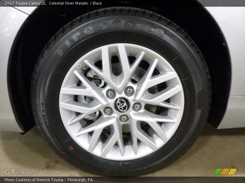 Celestial Silver Metallic / Black 2017 Toyota Camry LE