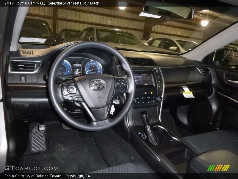 Celestial Silver Metallic / Black 2017 Toyota Camry LE