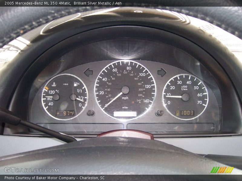 Brilliant Silver Metallic / Ash 2005 Mercedes-Benz ML 350 4Matic