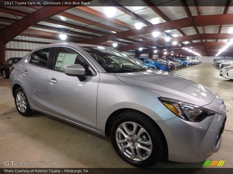 Chromium / Mid-Blue Black 2017 Toyota Yaris iA