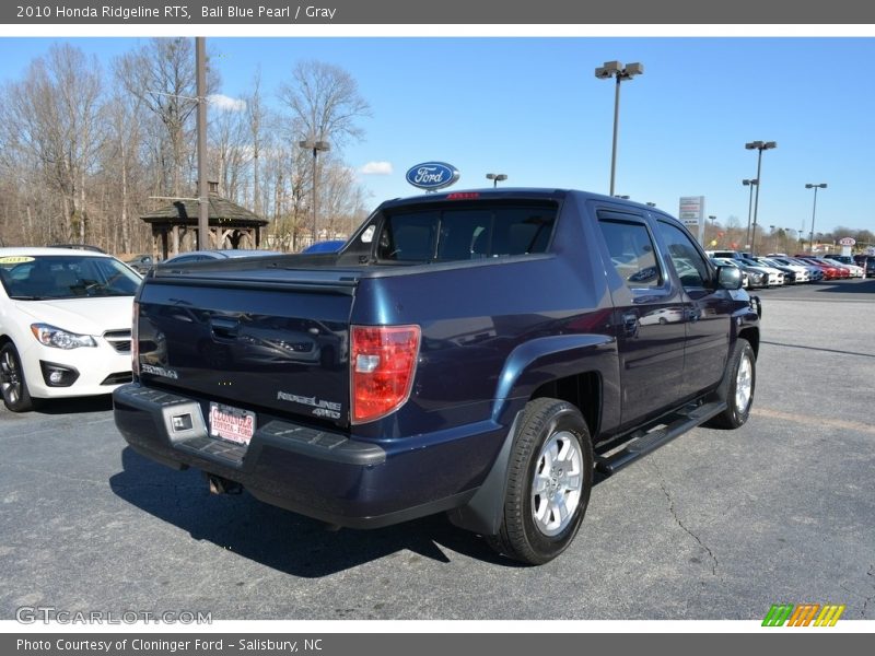 Bali Blue Pearl / Gray 2010 Honda Ridgeline RTS