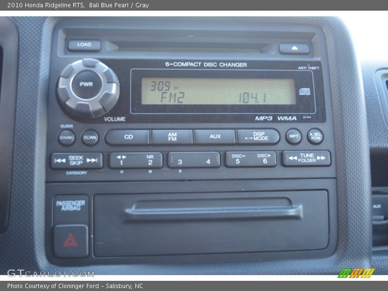 Bali Blue Pearl / Gray 2010 Honda Ridgeline RTS