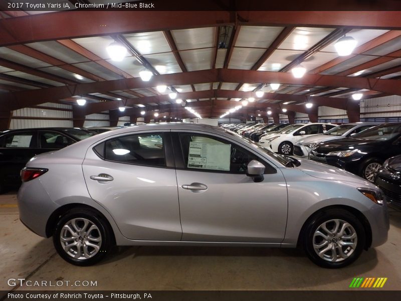 Chromium / Mid-Blue Black 2017 Toyota Yaris iA