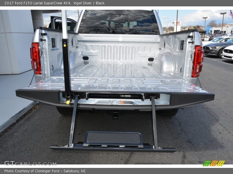 Ingot Silver / Black 2017 Ford F150 Lariat SuperCrew 4X4
