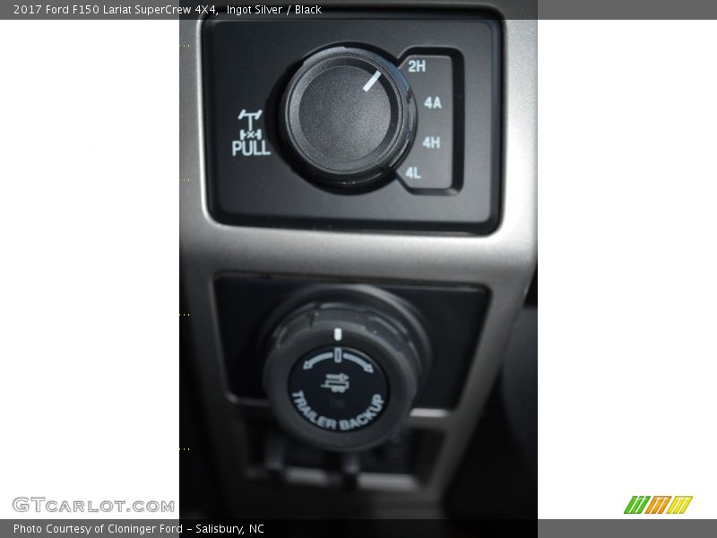 Ingot Silver / Black 2017 Ford F150 Lariat SuperCrew 4X4