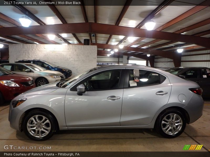 Chromium / Mid-Blue Black 2017 Toyota Yaris iA