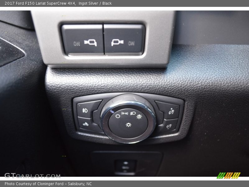 Ingot Silver / Black 2017 Ford F150 Lariat SuperCrew 4X4