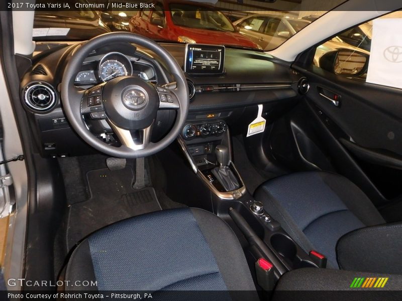 Chromium / Mid-Blue Black 2017 Toyota Yaris iA