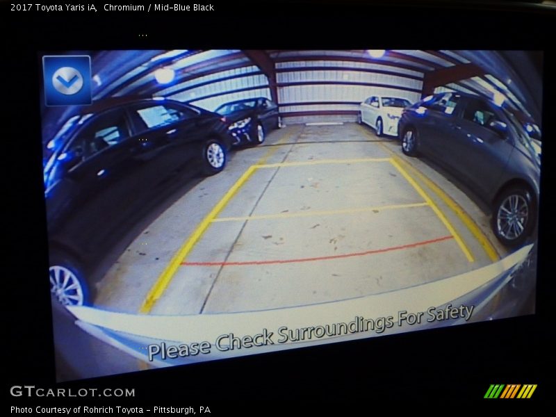 Chromium / Mid-Blue Black 2017 Toyota Yaris iA