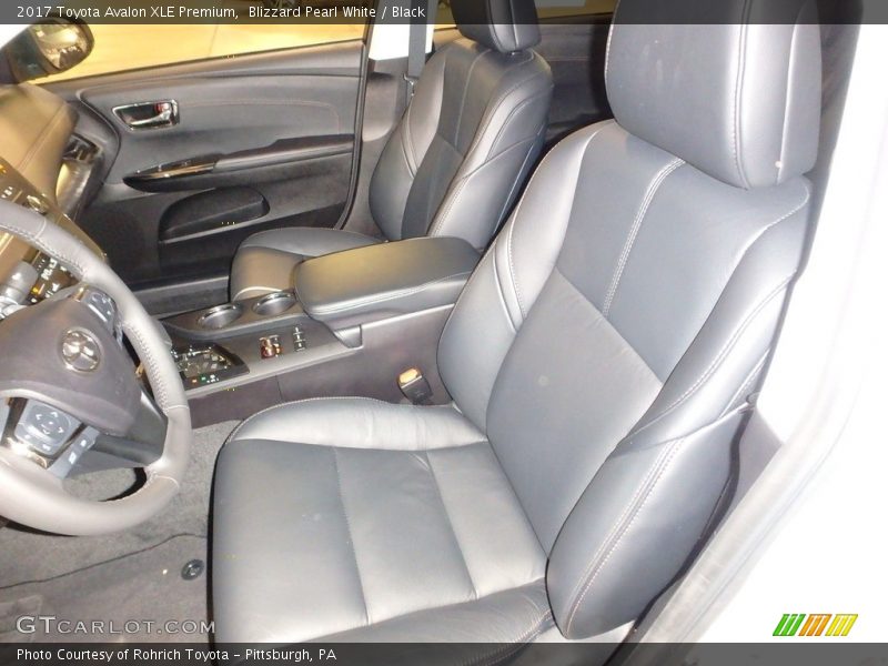 Blizzard Pearl White / Black 2017 Toyota Avalon XLE Premium