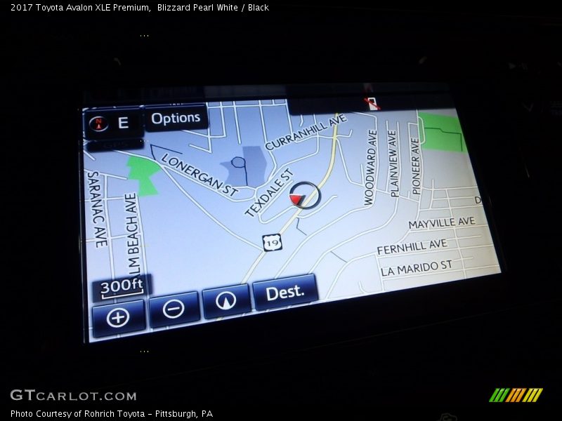 Blizzard Pearl White / Black 2017 Toyota Avalon XLE Premium