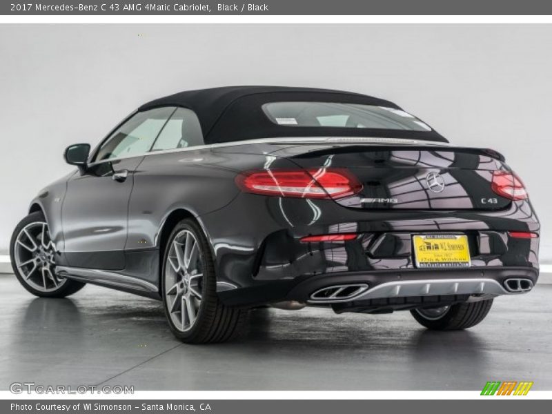 Black / Black 2017 Mercedes-Benz C 43 AMG 4Matic Cabriolet