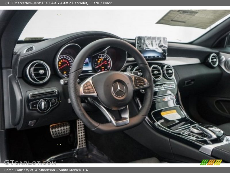 Black / Black 2017 Mercedes-Benz C 43 AMG 4Matic Cabriolet
