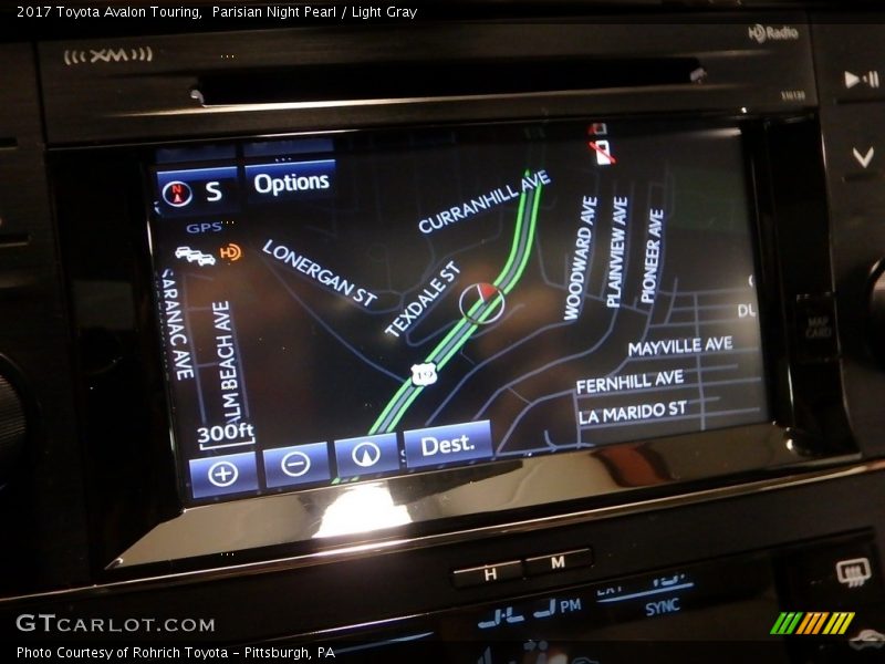 Parisian Night Pearl / Light Gray 2017 Toyota Avalon Touring