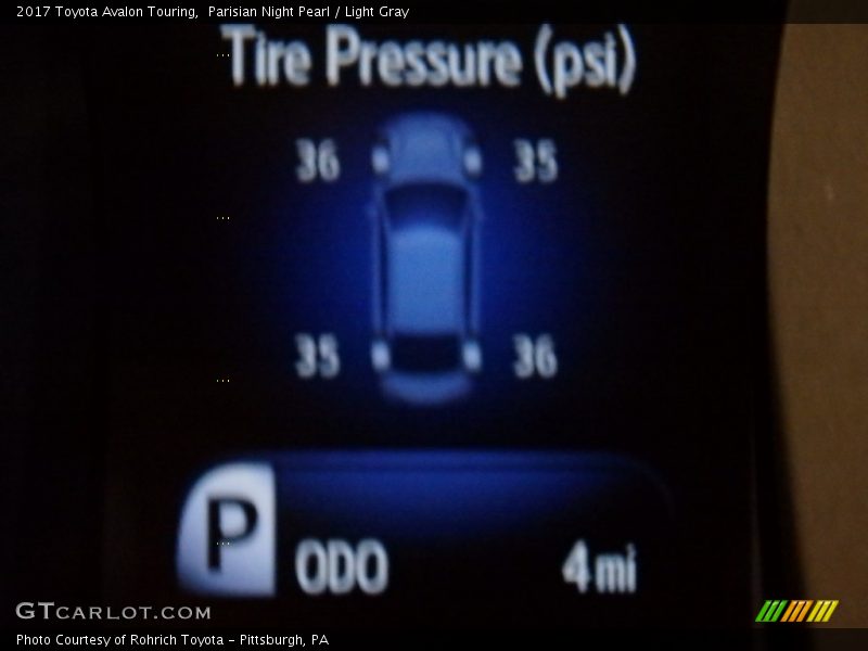 Parisian Night Pearl / Light Gray 2017 Toyota Avalon Touring
