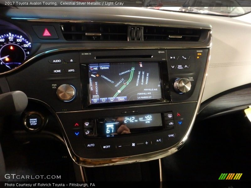 Celestial Silver Metallic / Light Gray 2017 Toyota Avalon Touring